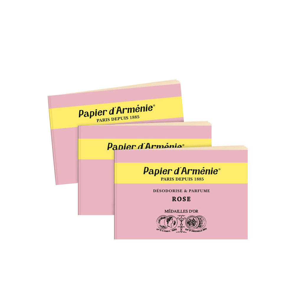 Set papel Armenia rosa (3)  Comprar papel de armenia on line