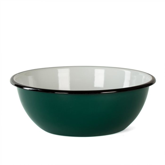 Colorful enamelware bowl resistant and durable
