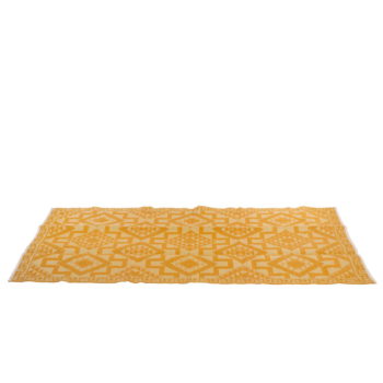 Colourful polypropylene plastic rug for decoration