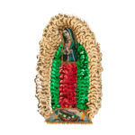 Parche lentejuelas con la imagen de Virgen de Guadalupe