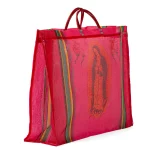 Market bags made in Mexico with the Lady of Guadalupe