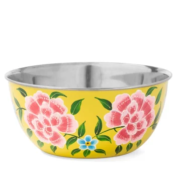 Enamel bowl beautifully hand painted from India