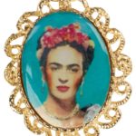 Colourful Frida Kahlo pin