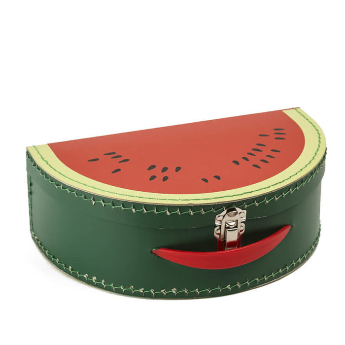 Children's briefcase in the shape of a watermelon