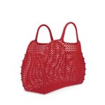 Mesh plastic bags with a vintage look