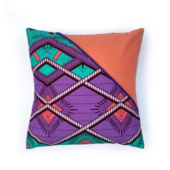 cushion cover with the african wax fabric