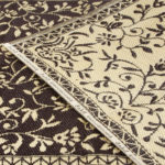 Decorative plastic mats for ethnic composition