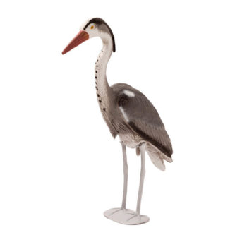 Plastic heron for outdoor decoration
