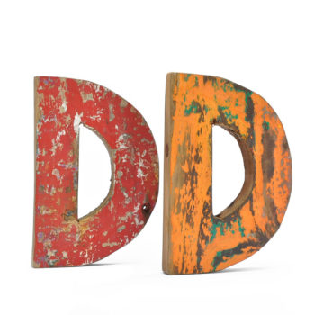 Letters for Wall Decor made of recycled wood