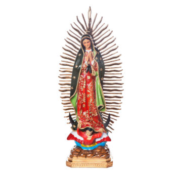 Estatua Virgen de Guadalupe 50 cm
