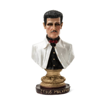 Jesús Malverde bust made with high-quality resin