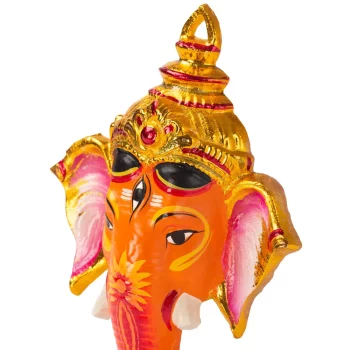 Hindu decor - Ganesha mask made in metal