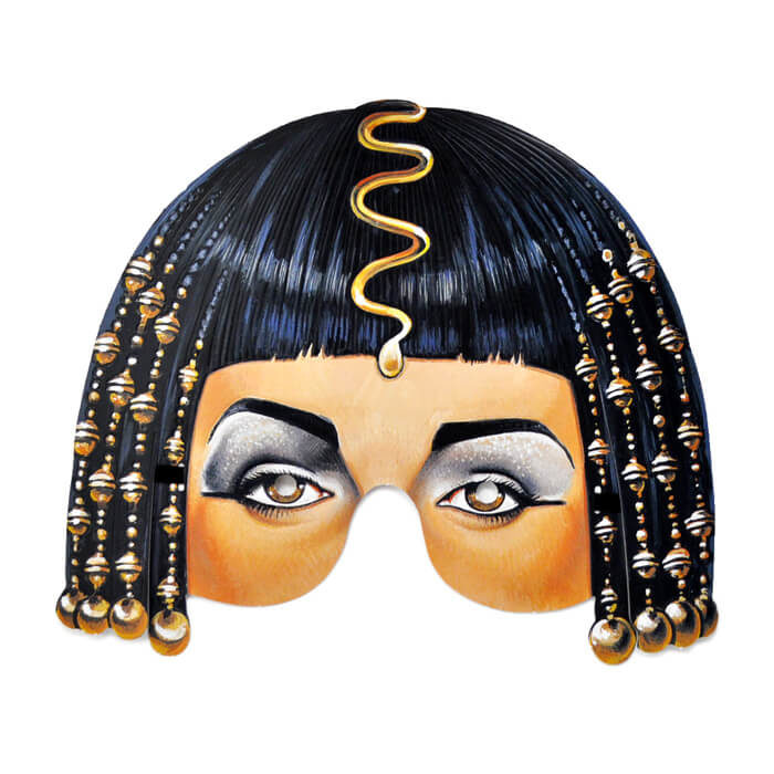 Mamelok paper masks - Cleopatra