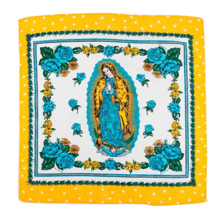 Mexican bandana portraying the Virgin of Guadalupe