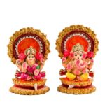 Set dos figuras Lakshmi Ganesha
