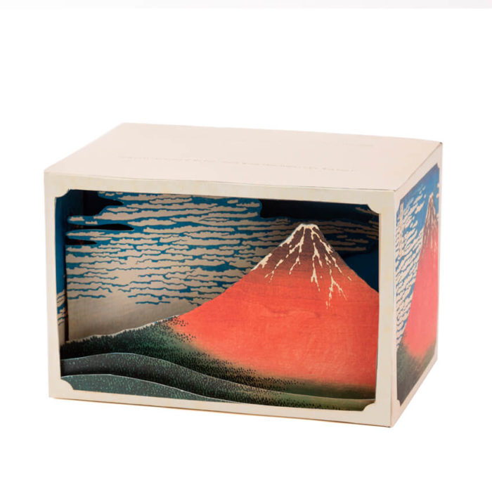 Japanese diorama kit portraying the Red Fuji