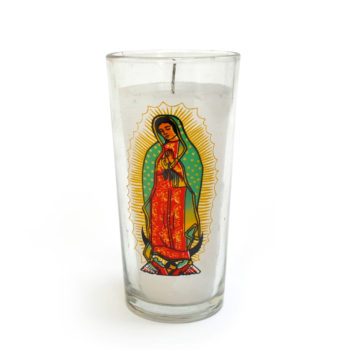 Vela con la Virgen de Guadalupe